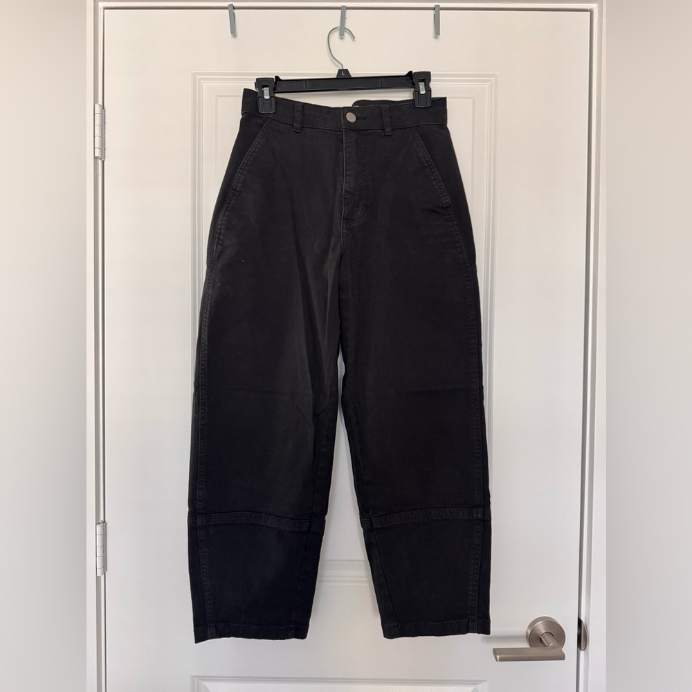 Everlane Charcoal High-Rise Pants